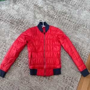 Athleta XXS red puffer jacket